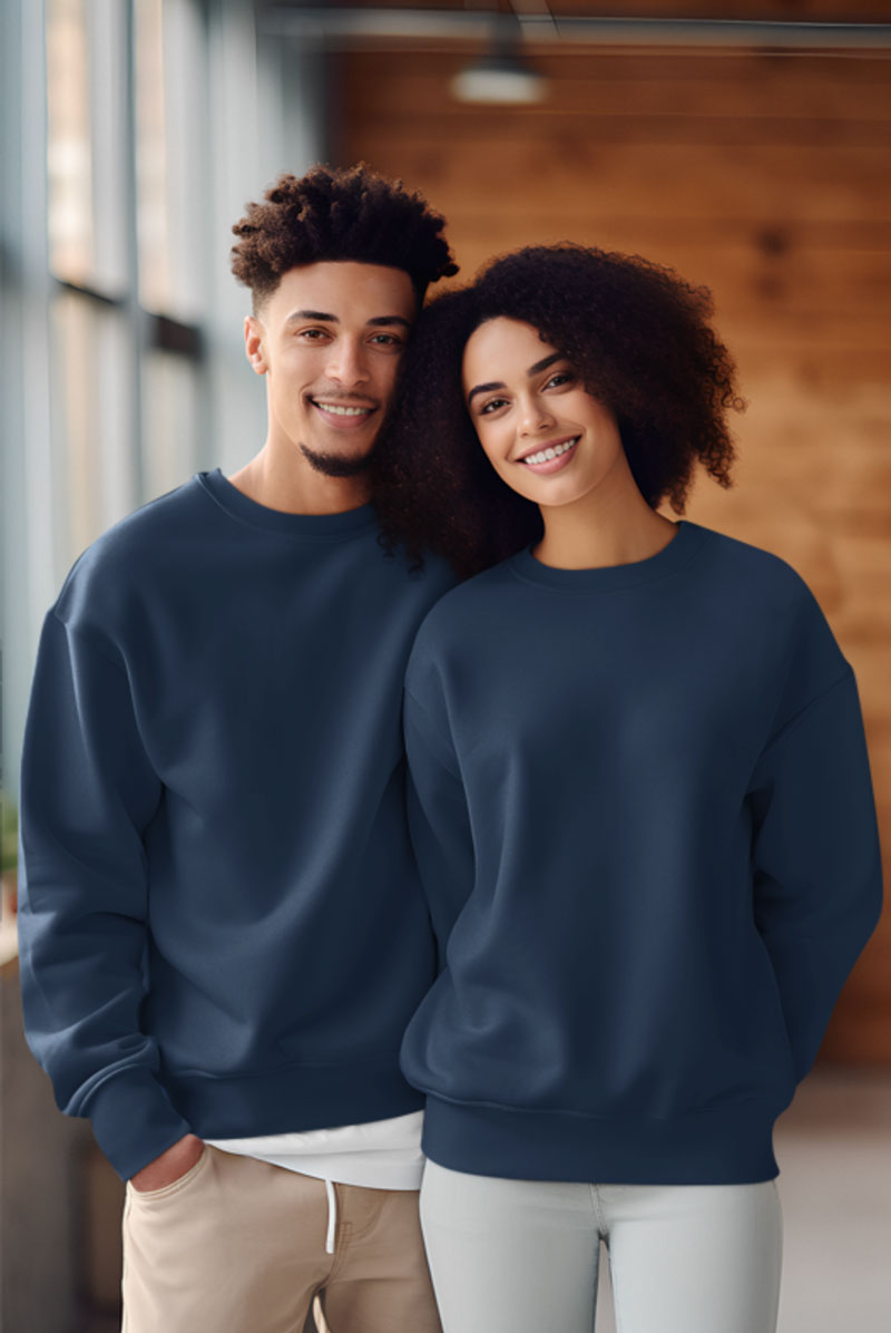 couple wearing sweatshirts